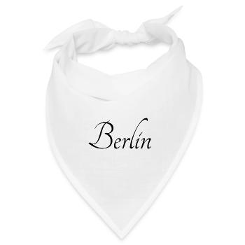 Berlin - Bandana Dreieckstuch - Weiß - Vorne