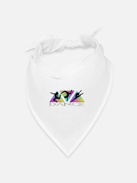 Dance - Bandana Dreieckstuch - Weiß