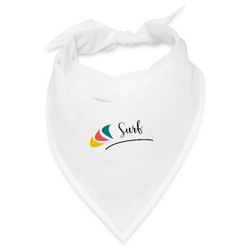 FEIERTAG. FROHE FEIERTAGE. GELIEBTE. MEISTER. LEHRER - Bandana Dreieckstuch - Weiß - Vorne