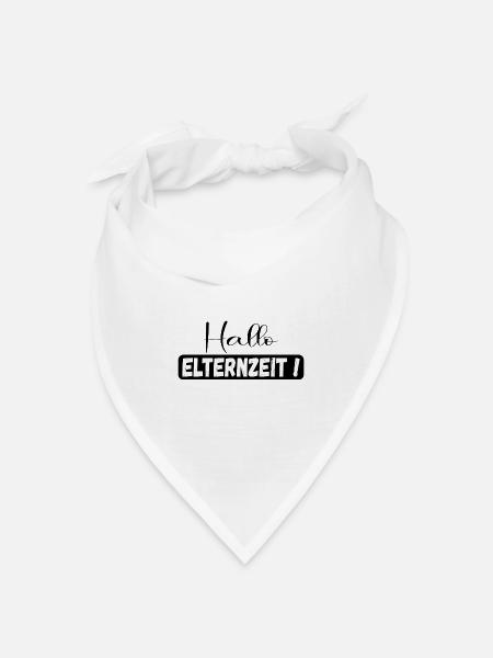 ABSCHIED KOLLEGIN ELTERNZEIT - Bandana Dreieckstuch - Weiß