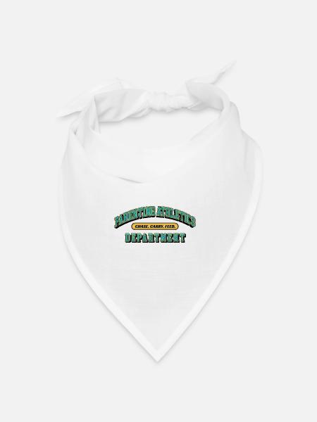 Parenting Athletics Department - Eltern Design - Bandana Dreieckstuch - Weiß