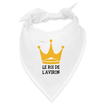 Rowing / Rower / Rudern / Ruderer - Bandana Dreieckstuch - Weiß - Vorne