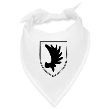 ostpreussen wappen - Bandana Dreieckstuch - Weiß - Vorne