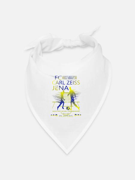 FC Carl Zeiss Jena - Bandana Dreieckstuch - Weiß