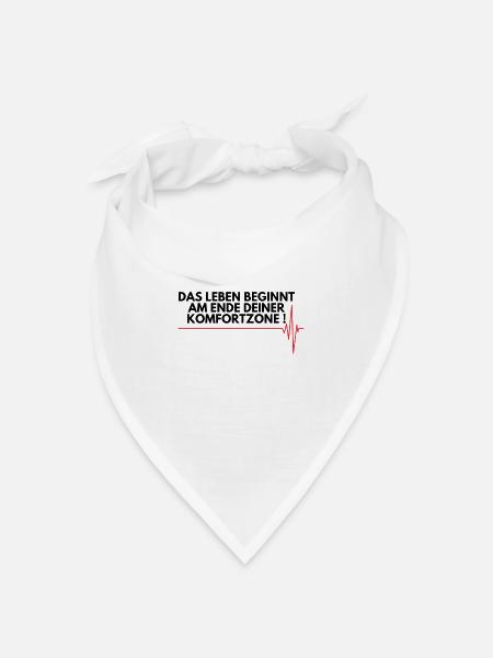 Komfor - Bandana Dreieckstuch - Weiß