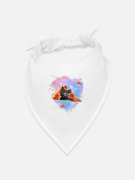 astrocat - Bandana Dreieckstuch - Weiß