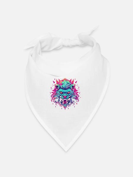 King Leon - Bandana Dreieckstuch - Weiß