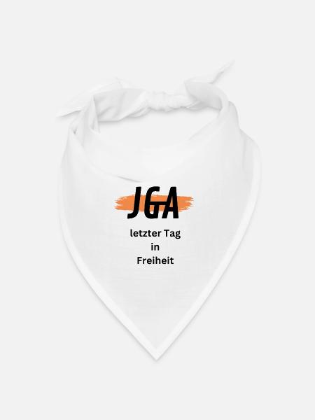 Junggesellenabschied - Bandana Dreieckstuch - Weiß