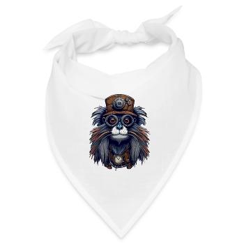 Tamarin - Bandana Dreieckstuch - Weiß - Vorne