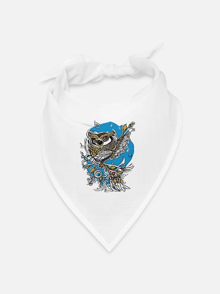 EULE - Bandana Dreieckstuch - Weiß