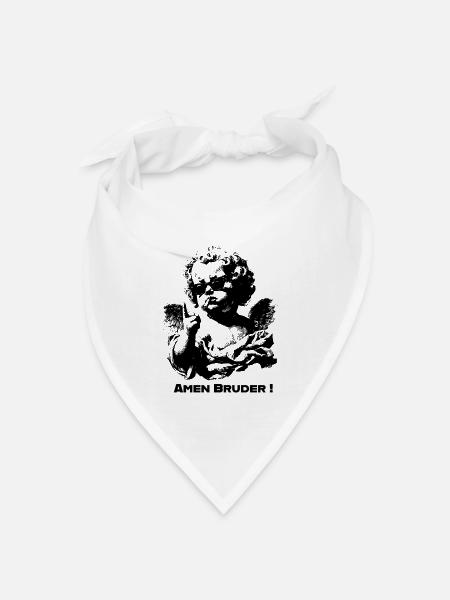 Bengel - Engel - Bandana Dreieckstuch - Weiß