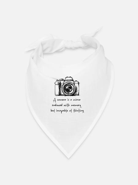 Fotografie jenseits der Techinique - Bandana Dreieckstuch - Weiß