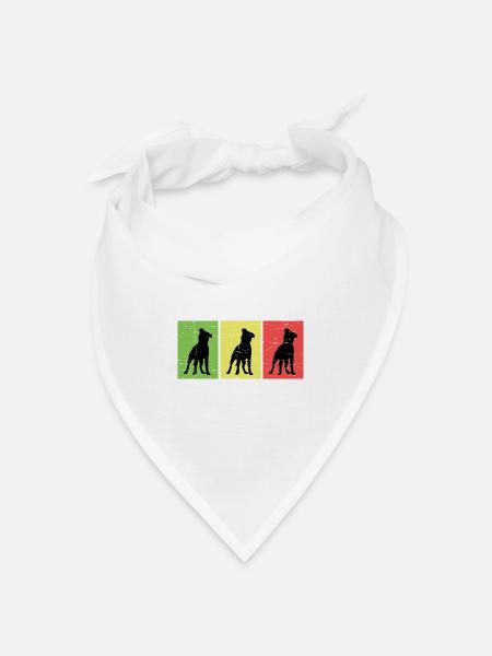 Hundehalter - Bandana Dreieckstuch - Weiß