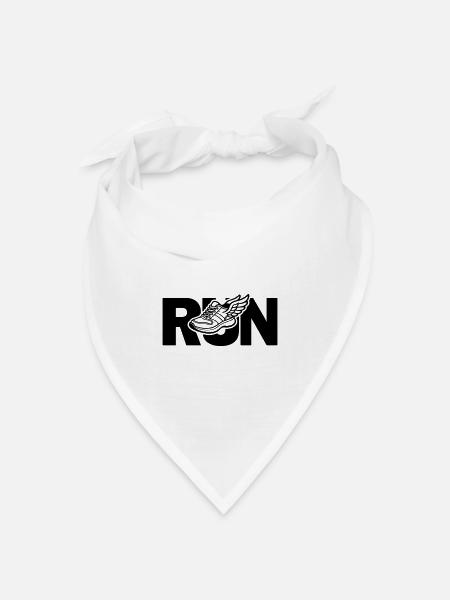 Laufen - Laufen - Bandana Dreieckstuch - Weiß