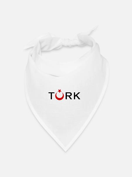 TÜRK - Bandana Dreieckstuch - Weiß
