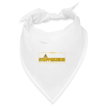 STRIPPENZIEHER - Bandana Dreieckstuch - Weiß - Vorne
