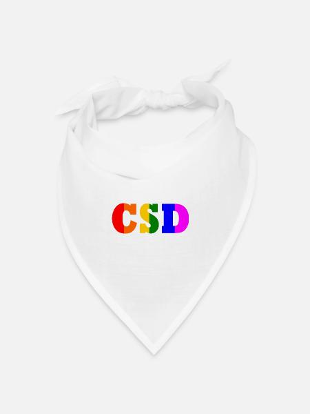 Csd - Bandana Dreieckstuch - Weiß