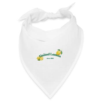 United Lemon  - Bandana Dreieckstuch - Weiß - Vorne