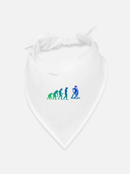 Statement für alle Unihockey - Bandana Dreieckstuch - Weiß