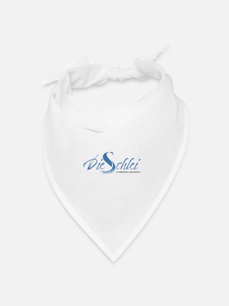 Die Schlei Bo-Grafik - Bandana Dreieckstuch - Weiß