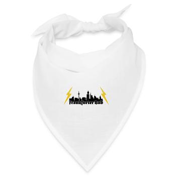 Frankfurter Bub ffm skyline - Bandana Dreieckstuch - Weiß - Vorne