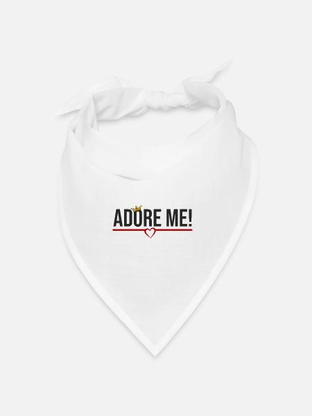 Valentine’s Sparrow Edition - Bandana Dreieckstuch - Weiß