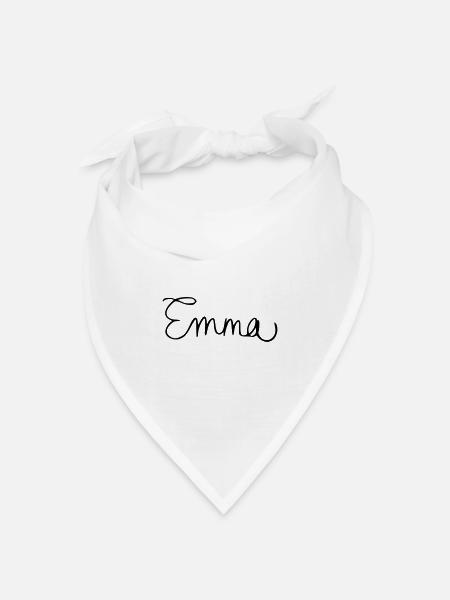 Emma - Bandana Dreieckstuch - Weiß