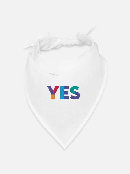 Ja, Schottland - Bandana Dreieckstuch - Weiß