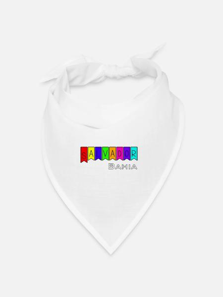 Salvador Bahia - Bandana Dreieckstuch - Weiß