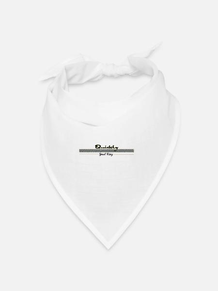 Quickly Speed King - Bandana Dreieckstuch - Weiß