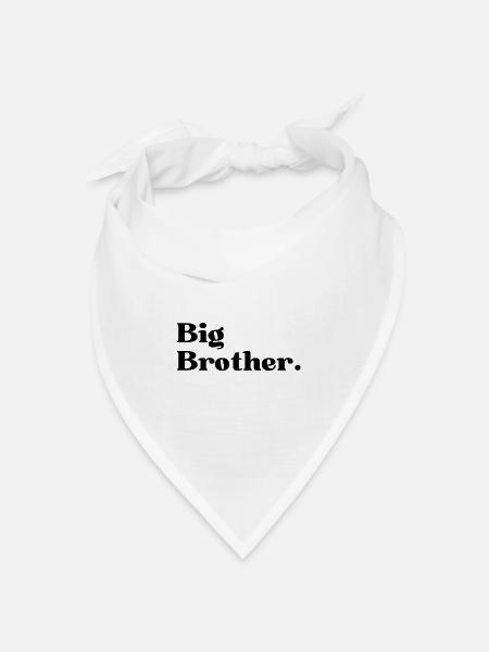 GROSSER BRUDER - Bandana Dreieckstuch - Weiß