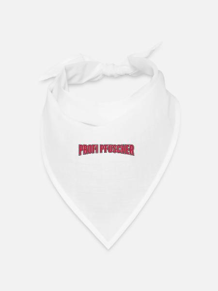 Profi Pfuscher - Bandana Dreieckstuch - Weiß