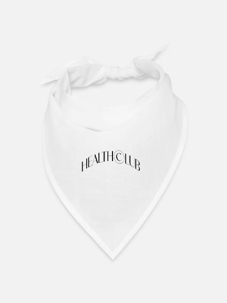 Health Club - Bandana Dreieckstuch - Weiß