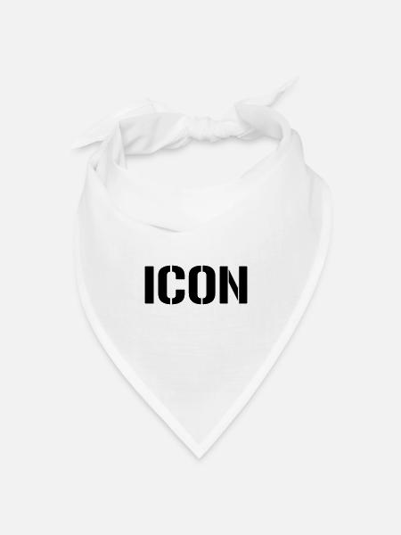 Icon - Bandana Dreieckstuch - Weiß