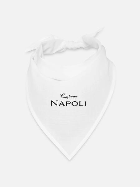 Napoli - Bandana Dreieckstuch - Weiß