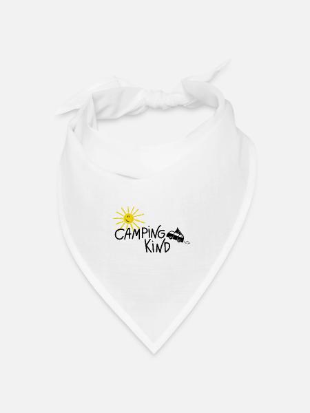 Camping Kind Van - Bandana Dreieckstuch - Weiß