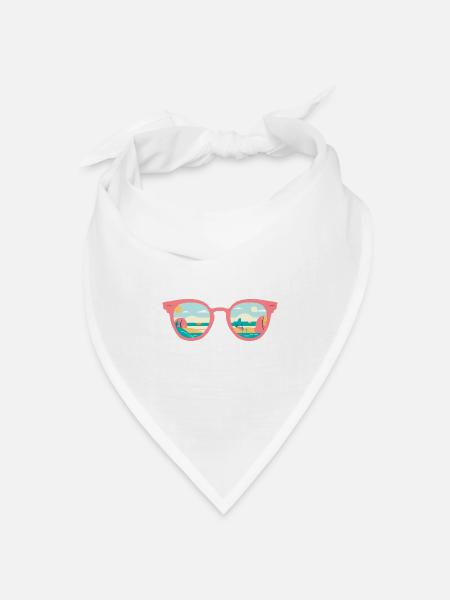 sunglasses - Bandana Dreieckstuch - Weiß