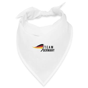 Team Germany - Bandana Dreieckstuch - Weiß - Vorne