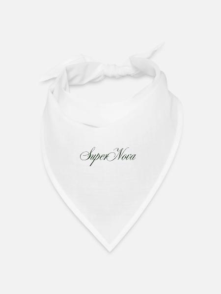 SuperNova-Zeichen - Bandana Dreieckstuch - Weiß