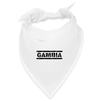 Gambia - Bandana Dreieckstuch - Weiß - Vorne