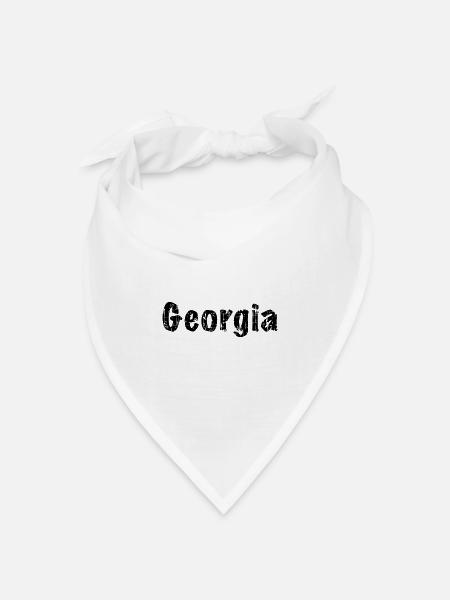 Georgia - Bandana Dreieckstuch - Weiß