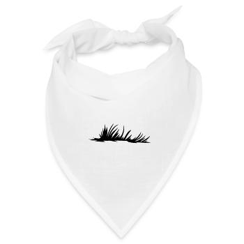 wiese meadow - Bandana Dreieckstuch - Weiß - Vorne