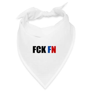 Fck fn - Bandana Dreieckstuch - Weiß - Vorne