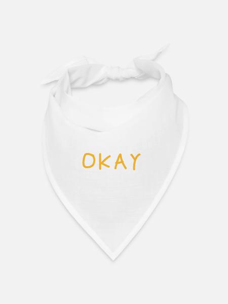 OKAY collection © - Bandana Dreieckstuch - Weiß