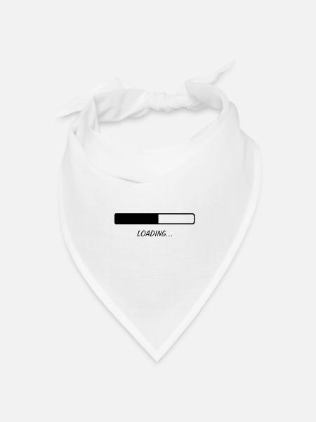 Loading... - Bandana Dreieckstuch - Weiß