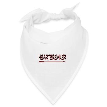 Neon-Herzbrecher - Bandana Dreieckstuch - Weiß - Vorne