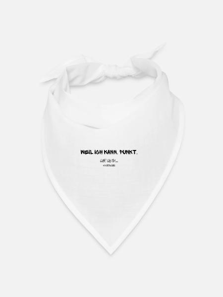 Act As If Motivationsdesign - Bandana Dreieckstuch - Weiß