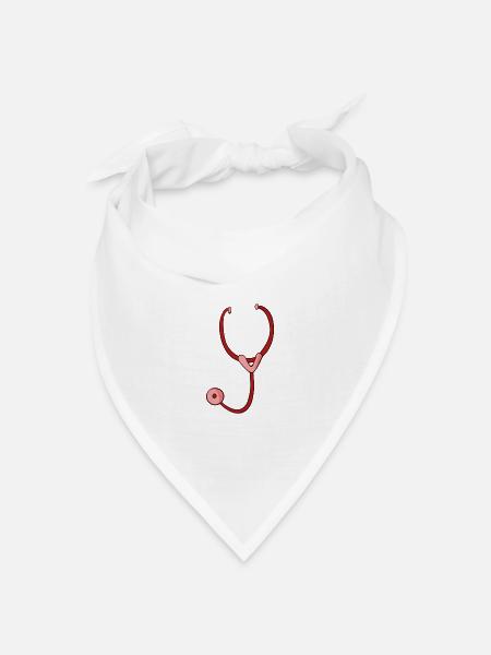 Zukünftiger Doktor Arzt Geschenk Medizin - Bandana Dreieckstuch - Weiß