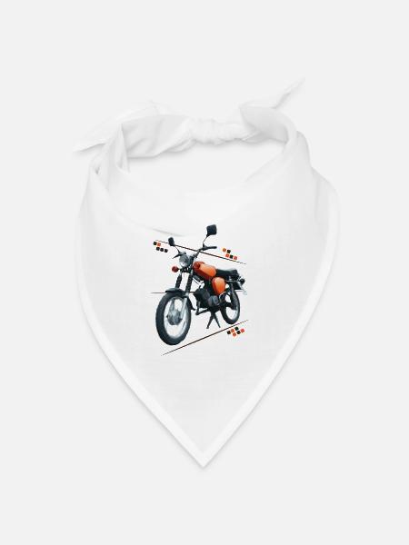 Moped - Bandana Dreieckstuch - Weiß