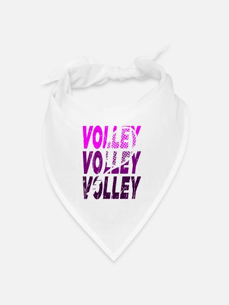 Tennis Volley favorite Shot Lieblings Schlag Tasse - Bandana Dreieckstuch - Weiß